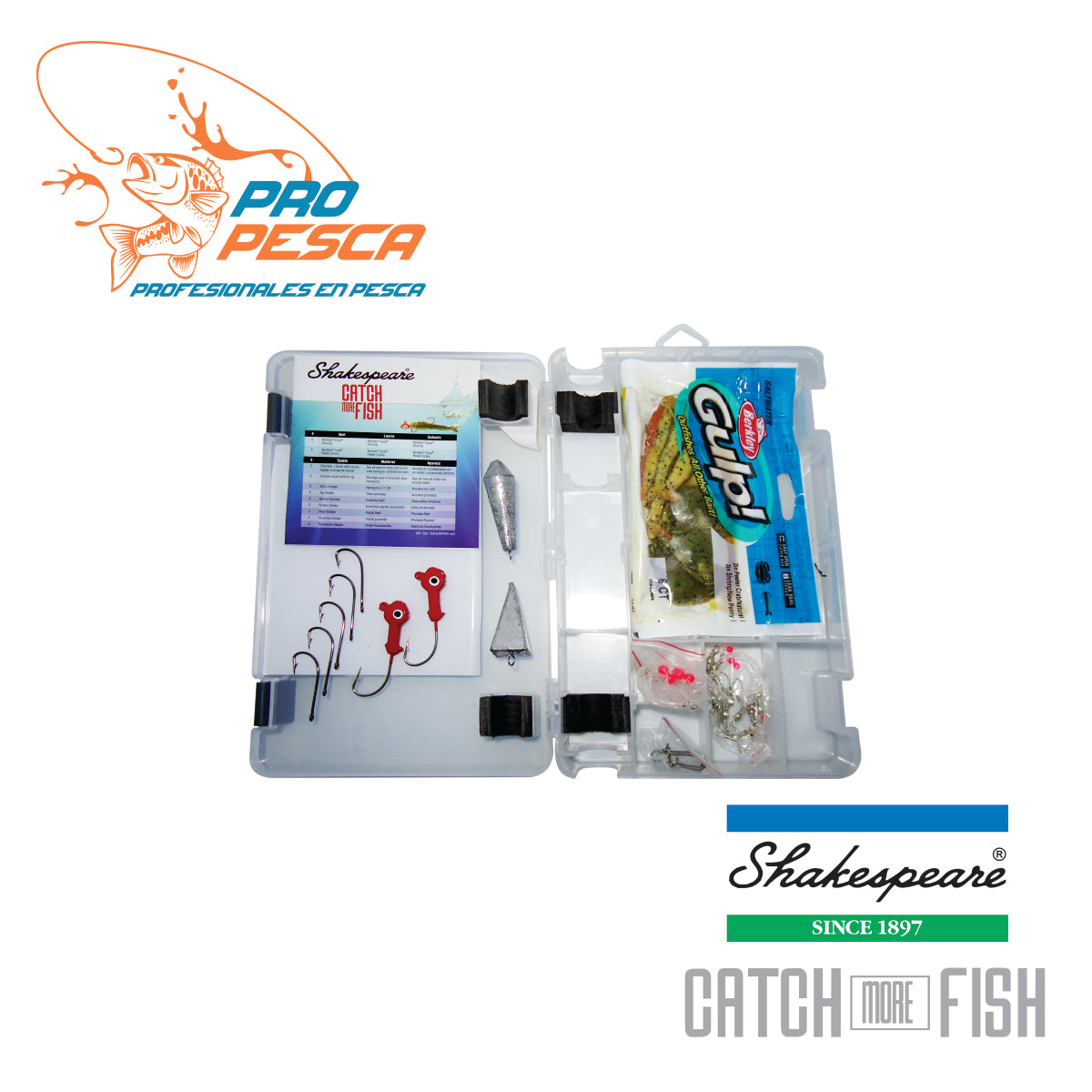 Kit de pesca Shakespeare Catch More Fish LAKE - POND – Pro Pesca