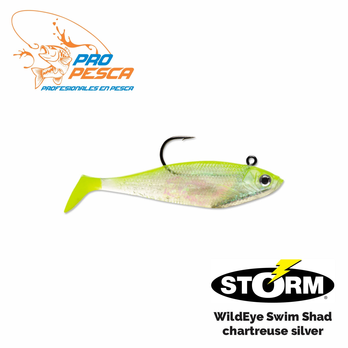 Señuelo Storm WildEye swim shad BSTD/ SD/ BG/ BCP/ SHCS – Pro Pesca