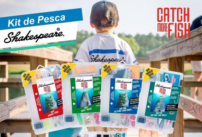 🎣 Empieza tu aventura de pesca con los kits Shakespeare