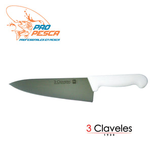 Cuchillo 3 Claveles Cocinero 10.2" (26cm) VE/AM/AZ/RO/BL/NE
