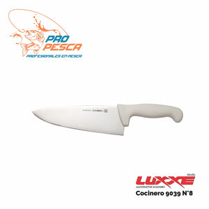 Cuchillo LUXXE Cocinero QZ9039A - 8" (20cm) - Blanco