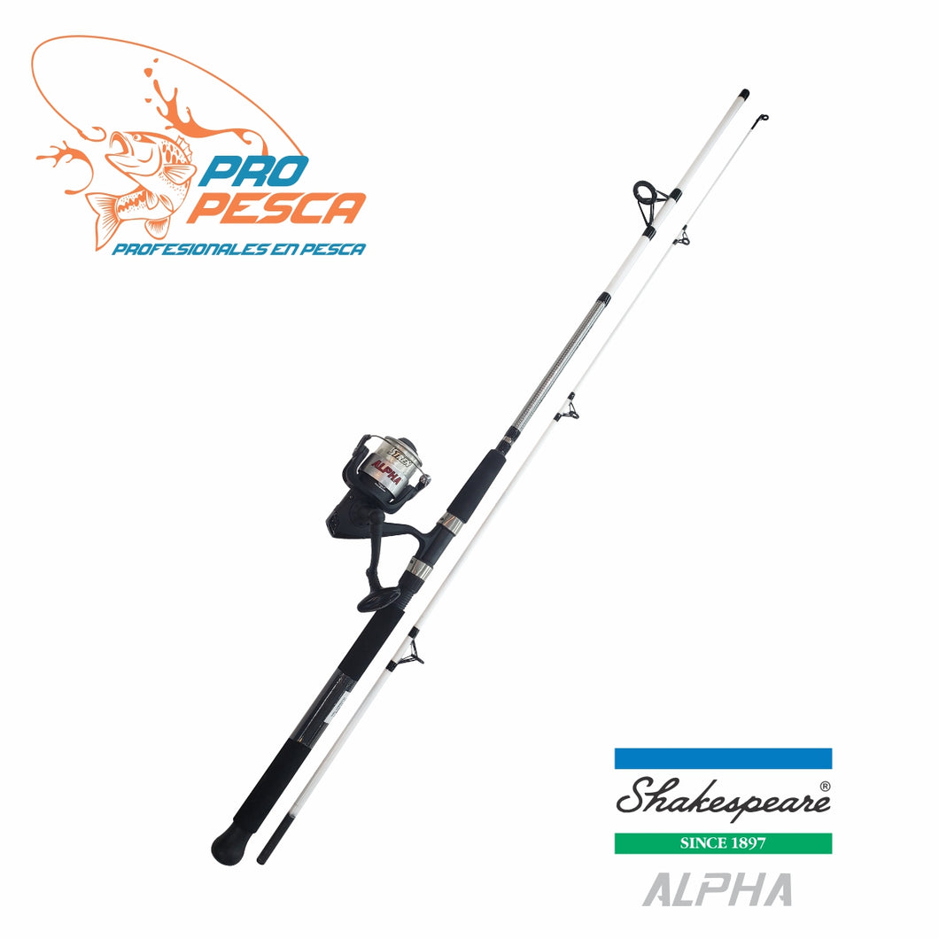 SHAKESPEARE® Alpha® Spinning Combo 1.80mt/2.10mt/2.40mt/2.70mt/3.00mt/ –  Pro Pesca