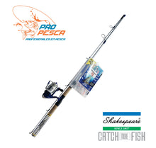 Cargar imagen en el visor de la galería, SHAKESPEARE® Catch More Fish®  Surf Pier Spinning Combo 2.13mt