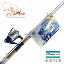 Cargar imagen en el visor de la galería, SHAKESPEARE® Catch More Fish®  Surf Pier Spinning Combo 2.13mt