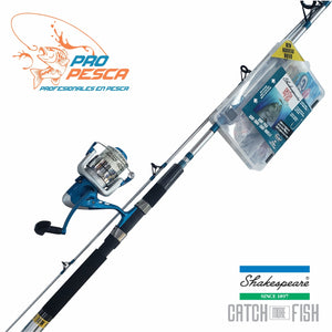 SHAKESPEARE® Catch More Fish®  Surf Pier Spinning Combo 2.44mt