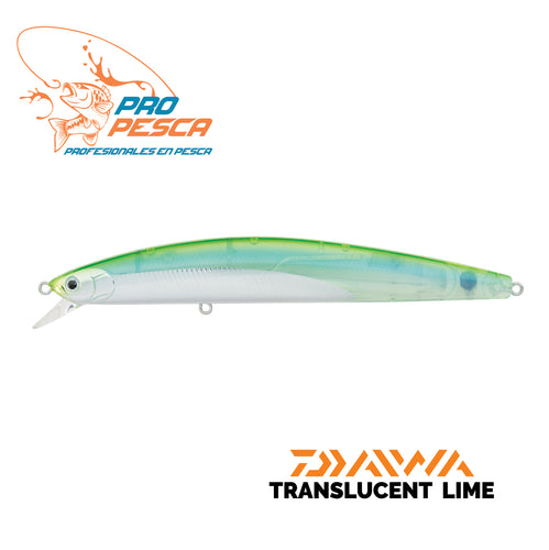 Señuelo Daiwa Translucent Lime - 15.2cm Floating