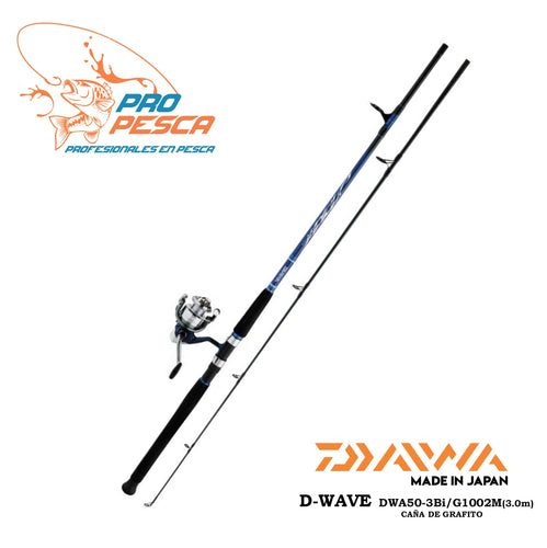 D-WAVE SALTWATER SPINNING COMBO DWA50-3Bi / G1002M SPINNING