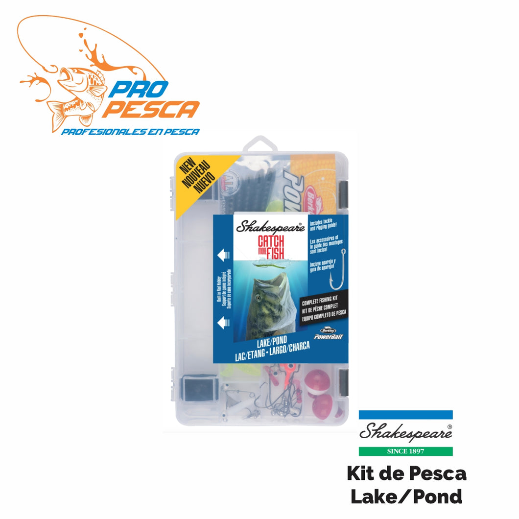 Kit de pesca Shakespeare Catch More Fish LAKE - POND