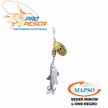 Cargar imagen en el visor de la galería, Cuchara Mapso Reder Minnow #1 - 4.00gr