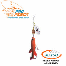 Cargar imagen en el visor de la galería, Cuchara Mapso Reder Minnow #1 - 4.00gr