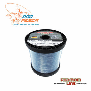 Rollo Nylon Phantom Line 0.25mm - 50mm x 1000mtrs CELESTE