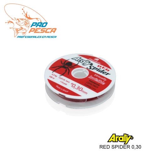 ARATY® RED SPIDER 0.30 x 100mtrs