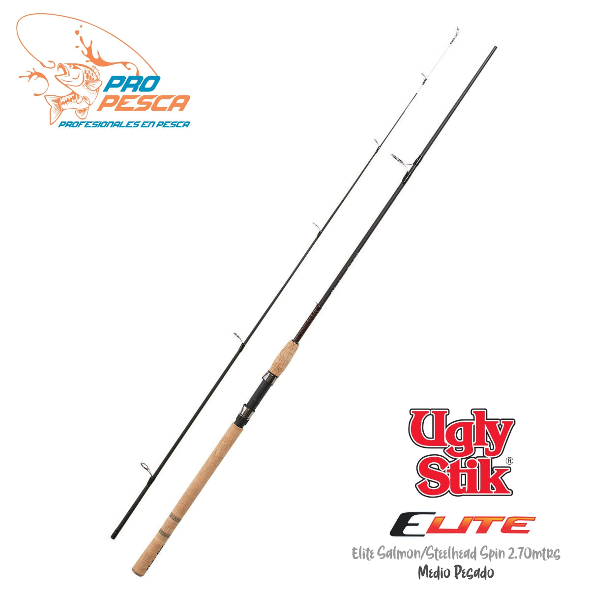 Ugly Stik® ELITE SALMON/STEELHEAD SPIN 2.70 mtrs, MEDIO PESADA - EXTRA –  Pro Pesca