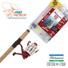 Cargar imagen en el visor de la galería, SHAKESPEARE® Catch More Fish® Spinning Combo 1.98mt