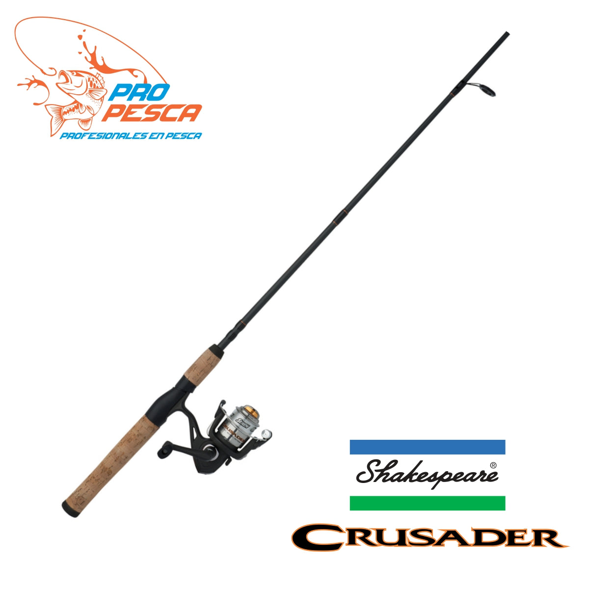 SHAKESPEARE® CRUSADER™ Spinning Combo 2.10mt – Pro Pesca